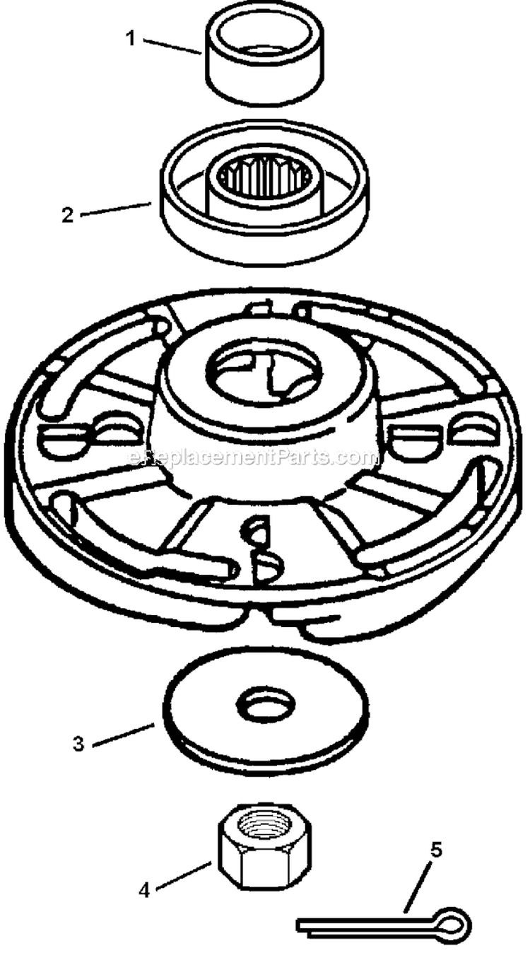 Cutting Head - Heavy Duty Fixed Line Diagram and Parts List for S59511003001-S59511999999 Echo Trimmer