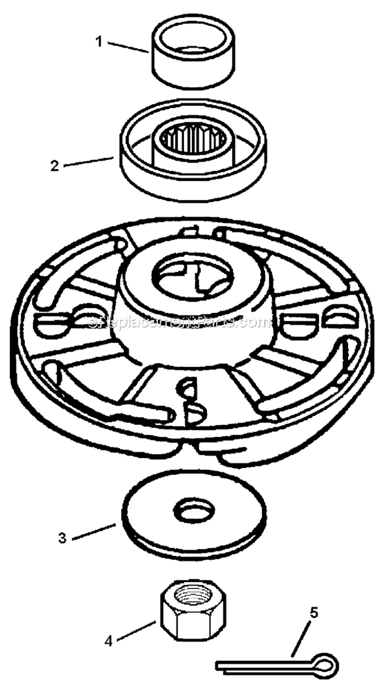 Cutting Heads - Heavy Duty Fixed Line Diagram and Parts List for S86813001001-S86813999999 Echo Trimmer