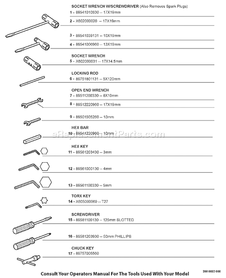 Page O Diagram and Parts List for P08311001001-P08311999999 Echo Leaf Blower / Vacuum
