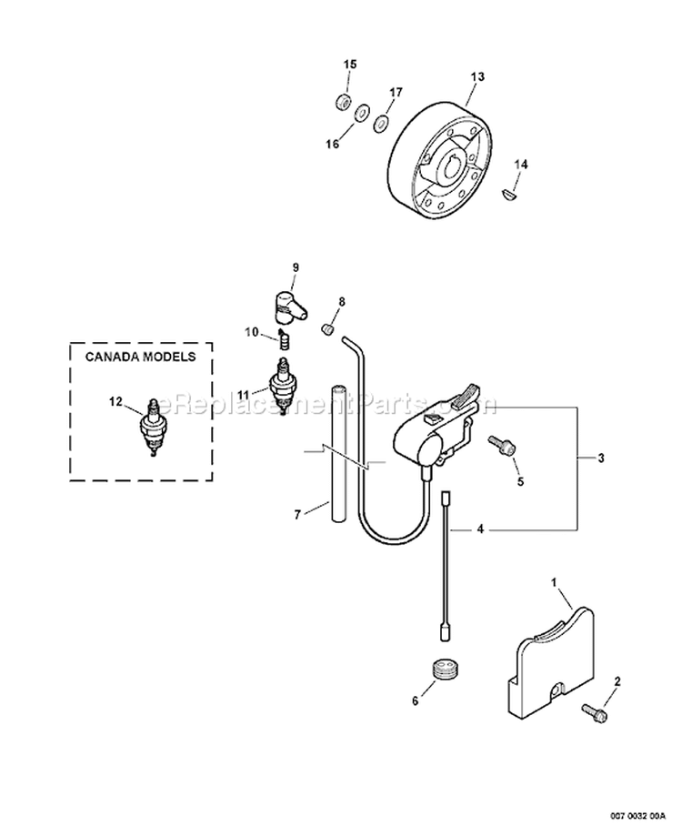 Page I Diagram and Parts List for 506001-999999 Echo Leaf Blower / Vacuum