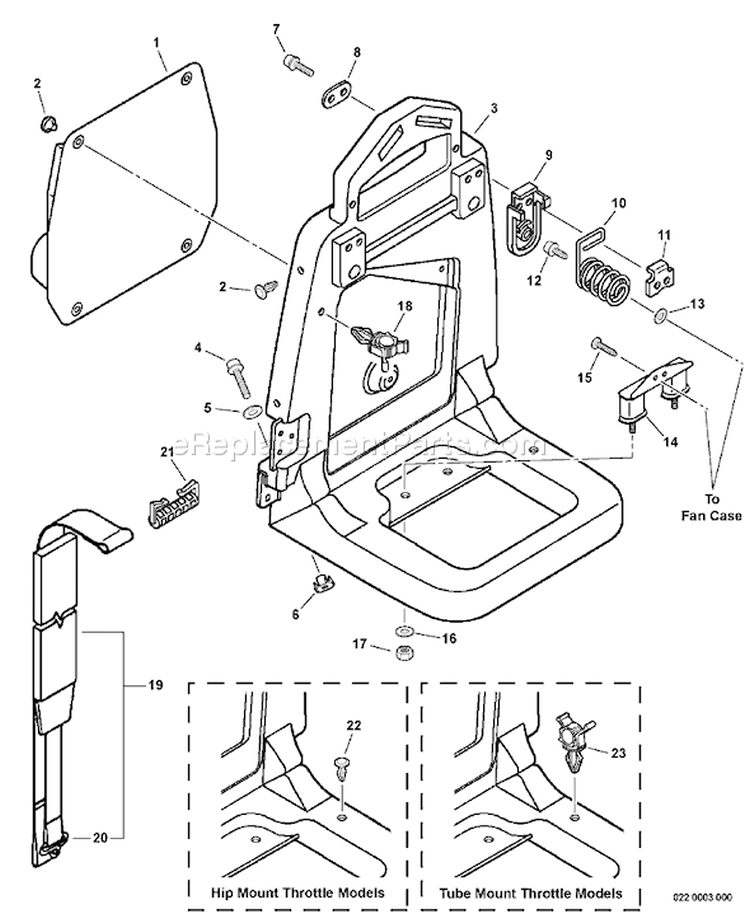 Page A Diagram and Parts List for P09912001001-P09912999999 Echo Leaf Blower / Vacuum