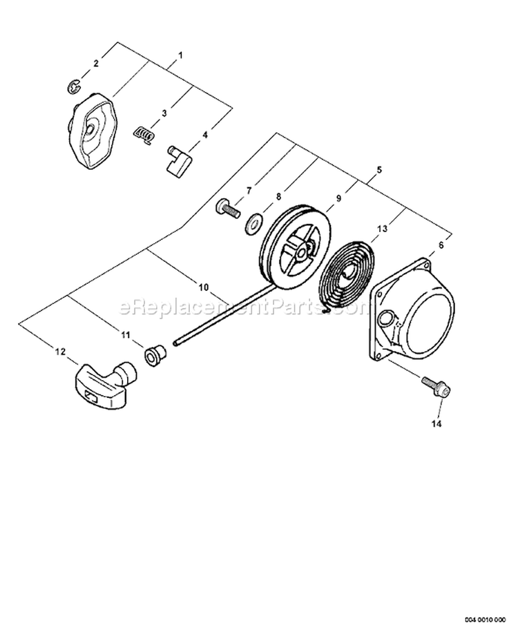 Page Q Diagram and Parts List for  Echo Leaf Blower / Vacuum