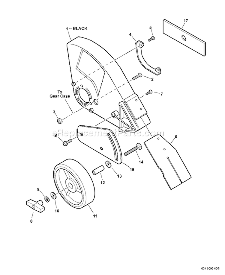 Page C Diagram and Parts List for S78611001001 - S78611999999 Echo Edger