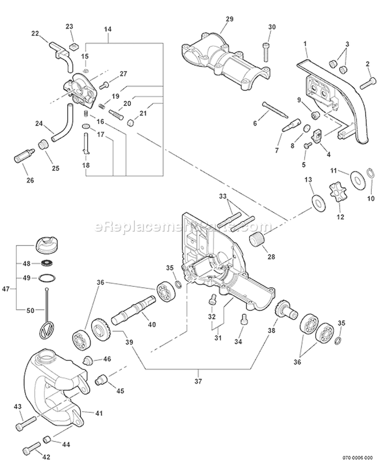 Page I Diagram and Parts List for S63212001001-S63212999999 Echo Pole Saw