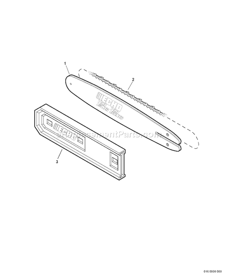 Page I Diagram and Parts List for E09113001001-E09113999999 Echo Pole Saw
