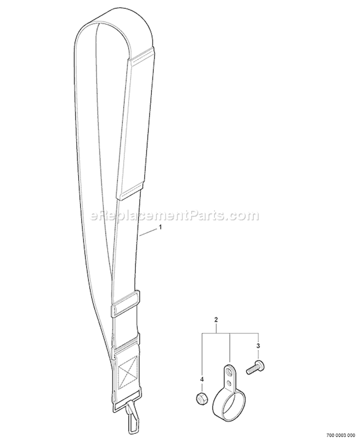 Page Q Diagram and Parts List for E09912003181-E09912999999 Echo Pole Saw