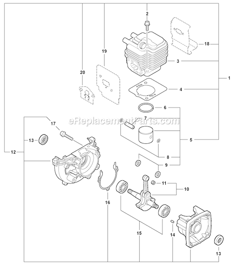 P005000930 Genuine Echo Part Purge Base P005001890 HC-165 SRM-225 - Foto 4