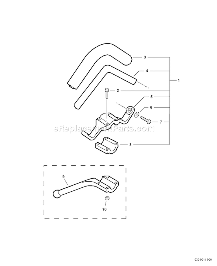 Page G Diagram and Parts List for S81913001001-S81913999999 Echo Trimmer