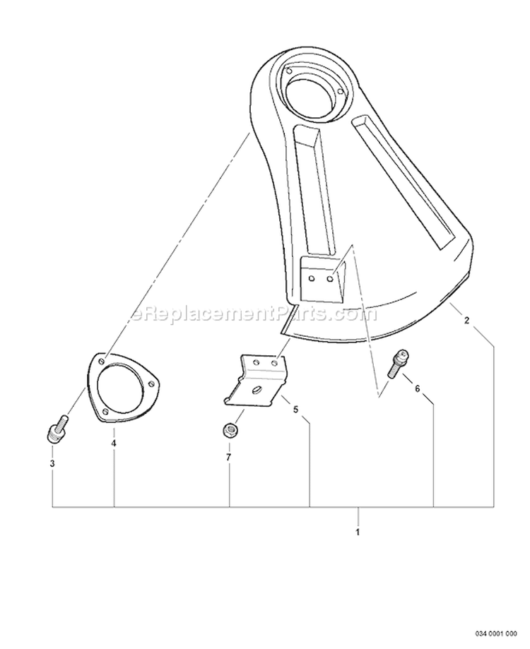 Page M Diagram and Parts List for 07001001 - 07001321 Echo Trimmer