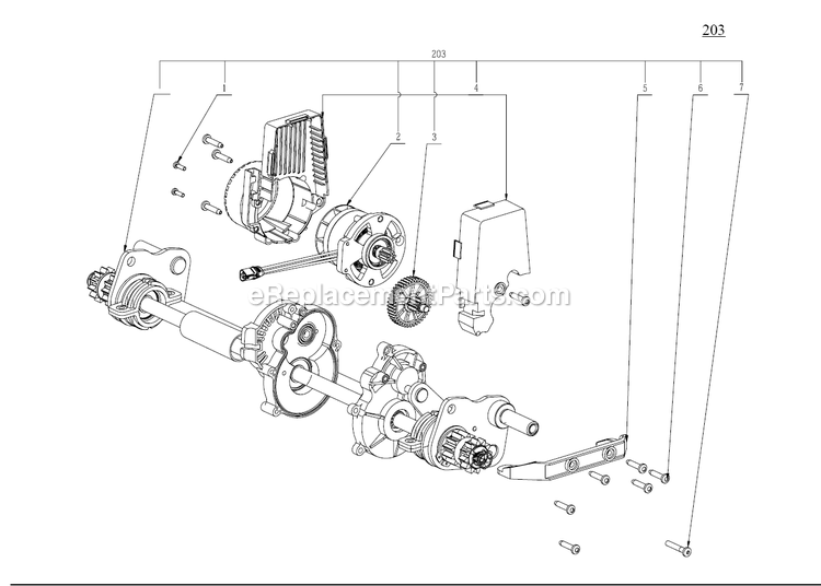 Page D Diagram and Parts List for A Ego Lawn Mower