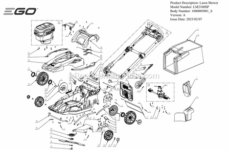 Part Location Diagram of 2824306003 Ego Wiring Harness Assembly