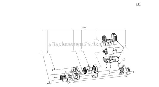 Page D Diagram and Parts List for B Ego Lawn Mower