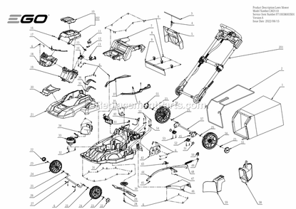 Part Location Diagram of 3127201001 Ego Release Button