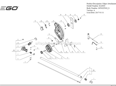 Part Location Diagram of 5630292001 Ego Nut