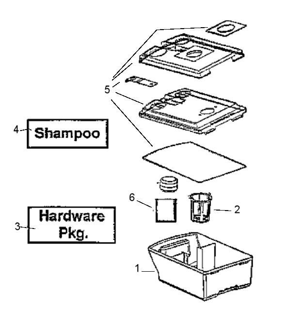 Page D Diagram and Parts List for 2442A  Eureka Carpet Cleaner