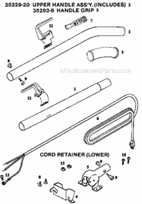 Part Location Diagram of 38183-1 Frigidaire Handle Socket Assembly