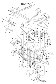 Part Location Diagram of 1-613042 Toro Pump