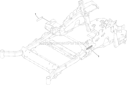 E-Series Decal Diagram and Parts List for (315000000-315999999)(2015) Exmark Lawn Mower