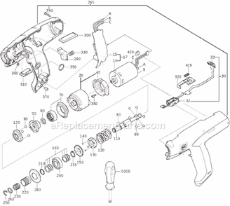 Page A Diagram and Parts List for 71121000980 Fein Electric Drill