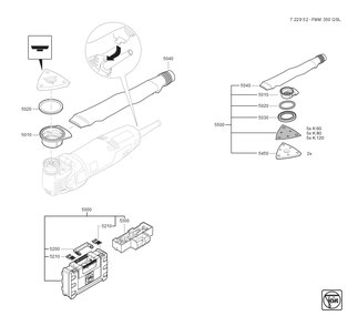 Part Location Diagram of 33218137010 Fein Suction unit