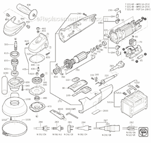Part Location Diagram of 30217335005 Fein Fixing Bolt