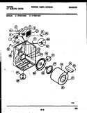 CABINET AND COMPONENT PARTS Diagram and Parts List for  Tappan Dryer