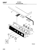 P16C0114 CONTROL PANEL Diagram and Parts List for GSG746RHS0  Gibson Dryer