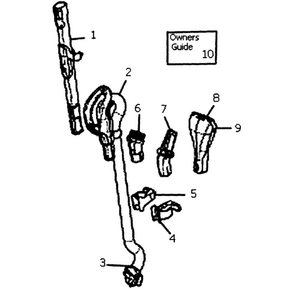 Part Location Diagram of 79270 Frigidaire Vacuum beater bar belt
