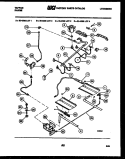 BURNER, MANIFOLD AND GAS CONTROL Diagram and Parts List for  Tappan Range