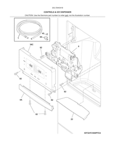 Part Location Diagram of 5303918744 Frigidaire KIT