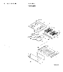 Top/drawer Diagram and Parts List for  Frigidaire Range