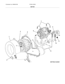Part Location Diagram of 5304511429 Frigidaire CLIP