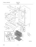 Part Location Diagram of 297206600 Frigidaire Front Caster