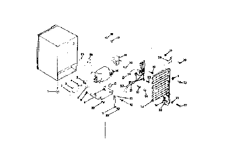 Compressor Assembly Diagram and Parts List for 12689050211  Kenmore Refrigerator