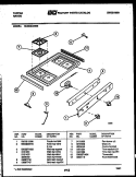 COOKTOP PARTS Diagram and Parts List for  Tappan Range