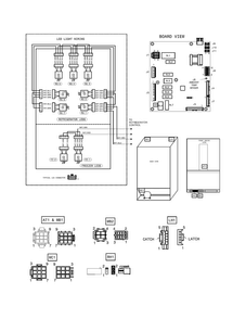 Wiring Schematic Diagram and Parts List for  Kenmore Refrigerator