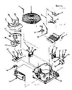 Low Power Work Coil Diagram and Parts List for 5644488510  Kenmore Cooktop