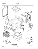 BODY Diagram and Parts List for  Frigidaire Range