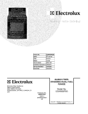 COVER Diagram and Parts List for  Electrolux Range