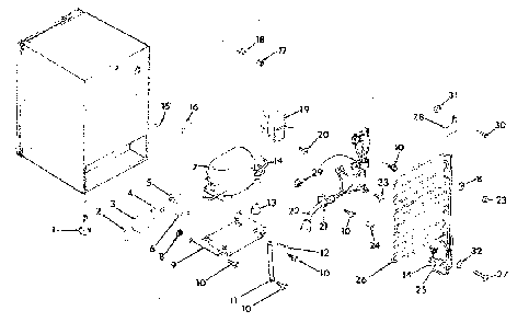 Unit Parts Diagram and Parts List for 1267985022  Kenmore Refrigerator