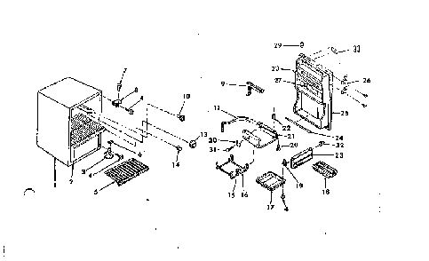 Replacement Parts Diagram and Parts List for 12689050211  Kenmore Refrigerator