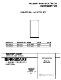 COVER Diagram and Parts List for MRT18CSEW3  Uni Refrigerator