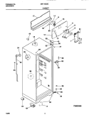 CABINET Diagram and Parts List for MRT18CSEW3  Uni Refrigerator