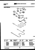 BROILER PARTS Diagram and Parts List for RER355GW0  Kelvinator Range