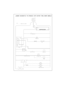 Wiring Schematic Diagram and Parts List for  Frigidaire Refrigerator