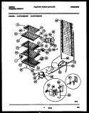 SYSTEM AND ELECTRICAL PARTS Diagram and Parts List for  Gibson Freezer