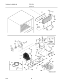 SYSTEM Diagram and Parts List for FRT17G4JQ5  Frigidaire Refrigerator