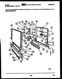 DOOR PARTS Diagram and Parts List for  Gibson Dishwasher