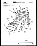 Part Location Diagram of 5303284198 Frigidaire SUPPORT-RACK
