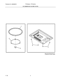 RECOMMENDED SPARE PARTS Diagram and Parts List for FFCE2238LW  Frigidaire Microwave